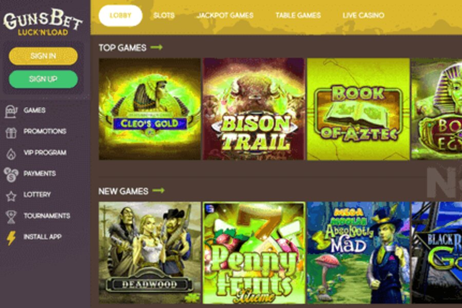 Gunsbet Casino No Deposit Bonus: Play Without Risk